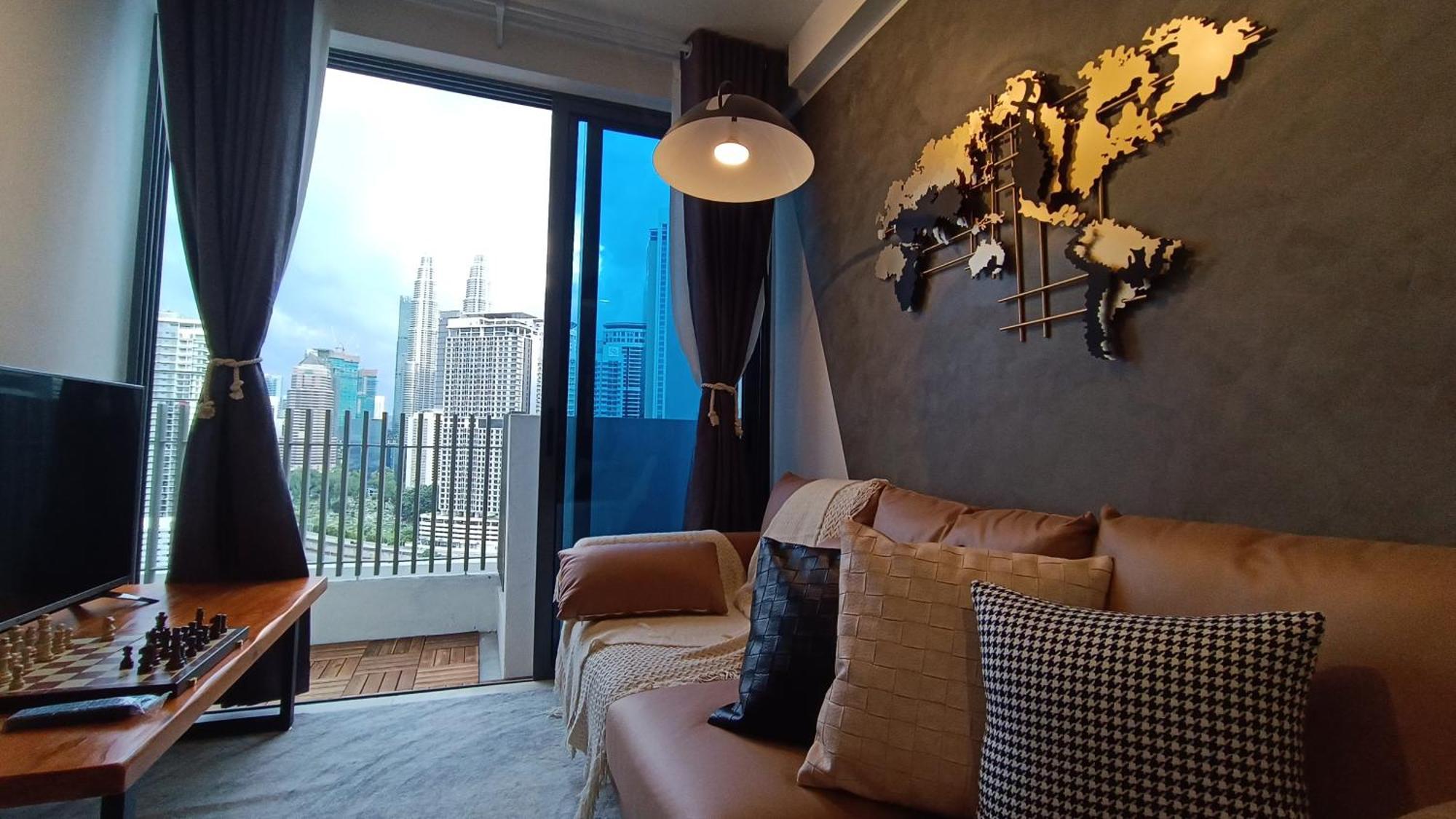 クアラルンプールC14B Modern Infinity Pool Klcc Balcony Viewアパートメント エクステリア 写真